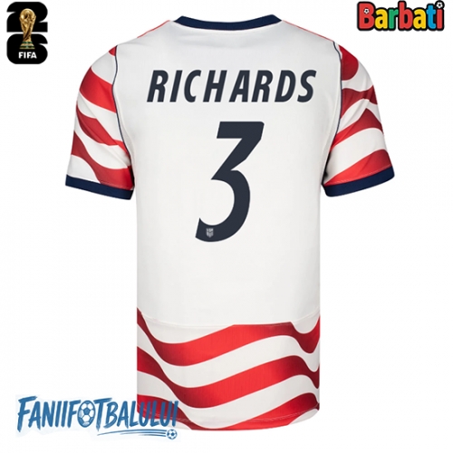 Statele Unite Chris Richards #3 Tricou Fotbal Replică Mondial 2026 Barbati Acasa Statele Unite Chris Richards #3 Tricou Fotbal Replică Mondial 2026 Barbati Acasa